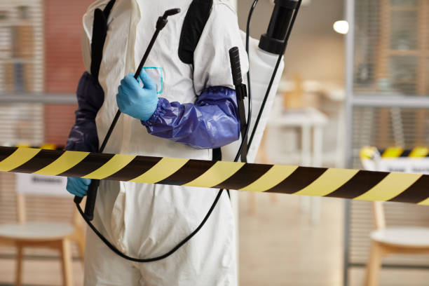 Professional Biohazard Cleanup technician working in South River, NJ